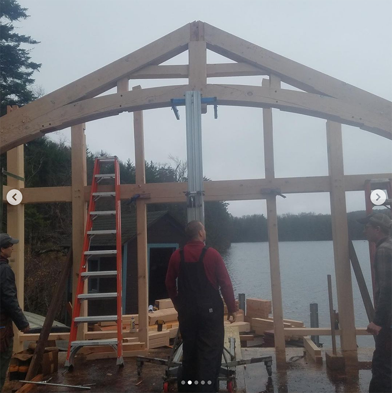 Timber Frame In the Adirondacks