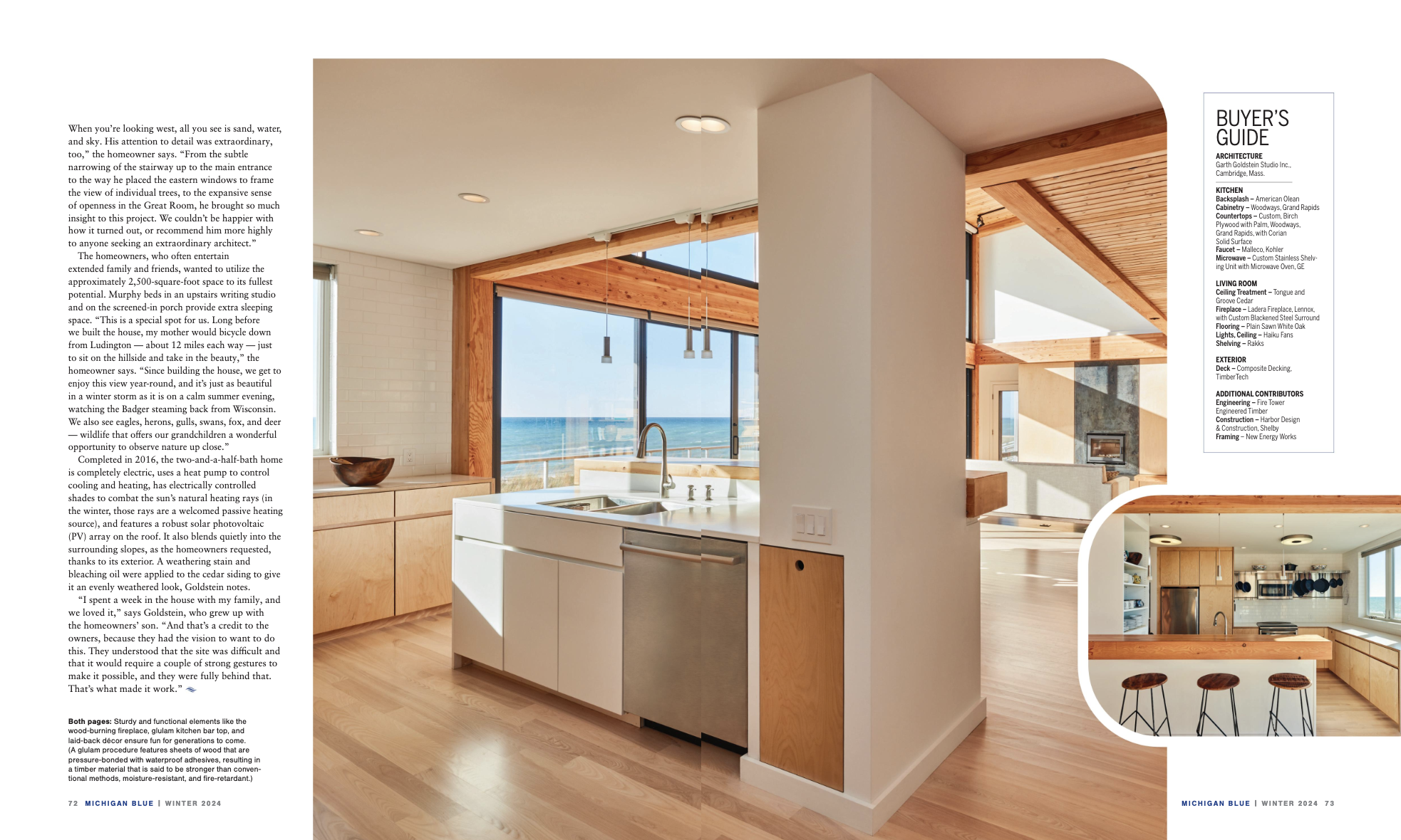 New Energy Works Timber Frame home in Michigan BLUE Magazine