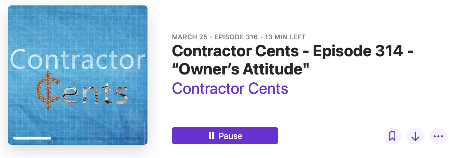 Contractor Cents Podcast
