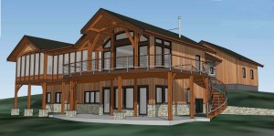 The Olsen family’s reclaimed Douglas fir timber frame home will be raised this Summer. Timber Home Living Magazine will cover the story of this home from ground breaking to completion.