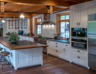 painted_kitchen_walnut_island_top_lake_home