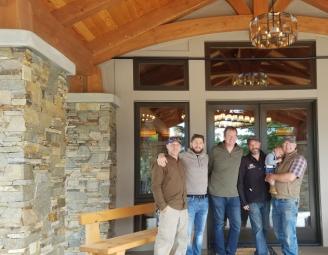team_at_timber_frame_home_open_house_oregon.jpg