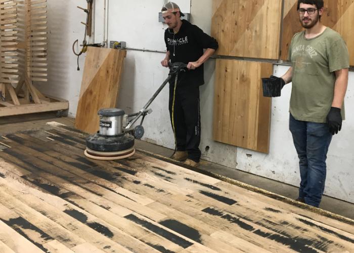 keenan_and_adam_prefinishing_reclaimed_oak_pioneer_millworks.jpg